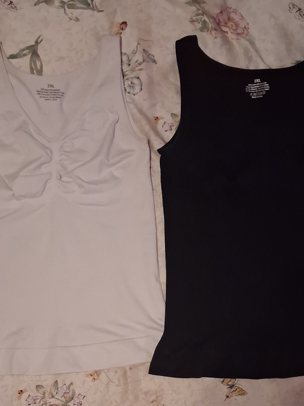 Unlisted Women’s Tank Shapewear Duo in Black and White